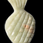 Afghan Jade hand-carved pineapple 130*90*15mm 228g in sunshine - Rocks and Things Store