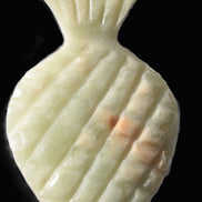 Afghan Jade hand-carved pineapple 130*90*15mm 228g in sunshine - Rocks and Things Store