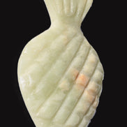 Afghan Jade hand-carved pineapple 130*90*15mm 228g in sunshine - Rocks and Things Store