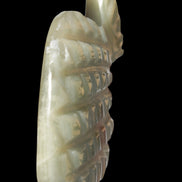 Afghan Jade hand-carved pineapple 130*90*15mm 228g in sunshine - Rocks and Things Store