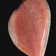 Heart hand-carved in dyed Calcite from Pakistan 72*68*16mm 126.6g in sunlight - Rocks and Things Store