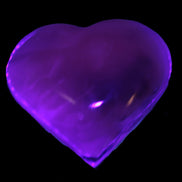 Mangano Calcite hand-carved heart 67-94mm  129-274g Rocks and Things