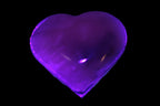 Mangano Calcite hand-carved heart 67-94mm  129-274g Rocks and Things