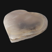 Mangano Calcite hand-carved heart 67-94mm  129-274g Rocks and Things