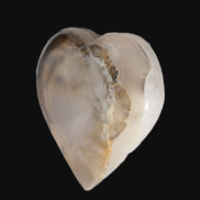 Mangano Calcite hand-carved heart 67-94mm  129-274g Rocks and Things