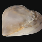 Mangano Calcite hand-carved heart 67-94mm  129-274g Rocks and Things