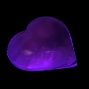 Mangano Calcite hand-carved heart 67-94mm  129-274g Rocks and Things