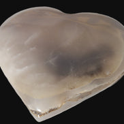 Mangano Calcite hand-carved heart 67-94mm  129-274g Rocks and Things