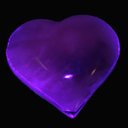 Mangano Calcite hand-carved heart 67-94mm  129-274g Rocks and Things