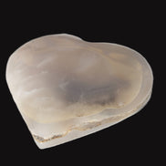 Mangano Calcite hand-carved heart 67-94mm  129-274g Rocks and Things