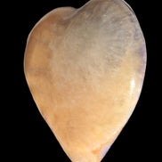 Calcite dyed heart 59*62*19mm 105.5g   in sunlight - Rocks and Things Store