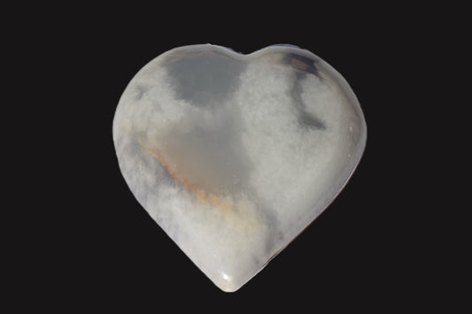 Calcite dyed heart 59*62*19mm 105.5g Rocks and Things