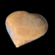 Calcite dyed heart 59*62*19mm 105.5g   in sunlight - Rocks and Things Store