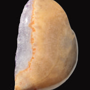 Calcite dyed heart 59*62*19mm 105.5g   in sunlight - Rocks and Things Store