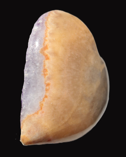 Calcite dyed heart 59*62*19mm 105.5g   in sunlight - Rocks and Things Store