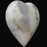 Calcite dyed heart 59*62*19mm 105.5g   in sunlight - Rocks and Things Store