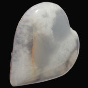 Calcite dyed heart 59*62*19mm 105.5g   in sunlight - Rocks and Things Store