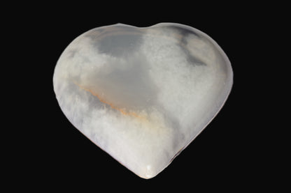 Calcite dyed heart 59*62*19mm 105.5g Rocks and Things