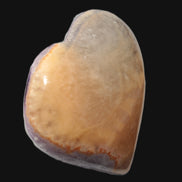 Calcite dyed heart 59*62*19mm 105.5g   in sunlight - Rocks and Things Store