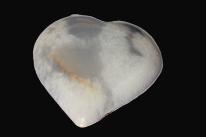 Calcite dyed heart 59*62*19mm 105.5g Rocks and Things