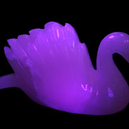 Mangano Calcite hand-carved Swan 140*82*32mm 511g Rocks and Things