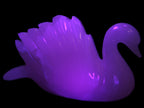 Mangano Calcite hand-carved Swan 140*82*32mm 511g Rocks and Things