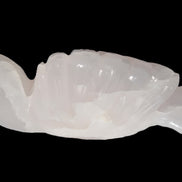 Mangano Calcite hand-carved Swan 140*82*32mm 511g Rocks and Things