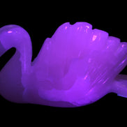 Mangano Calcite hand-carved Swan 140*82*32mm 511g Rocks and Things