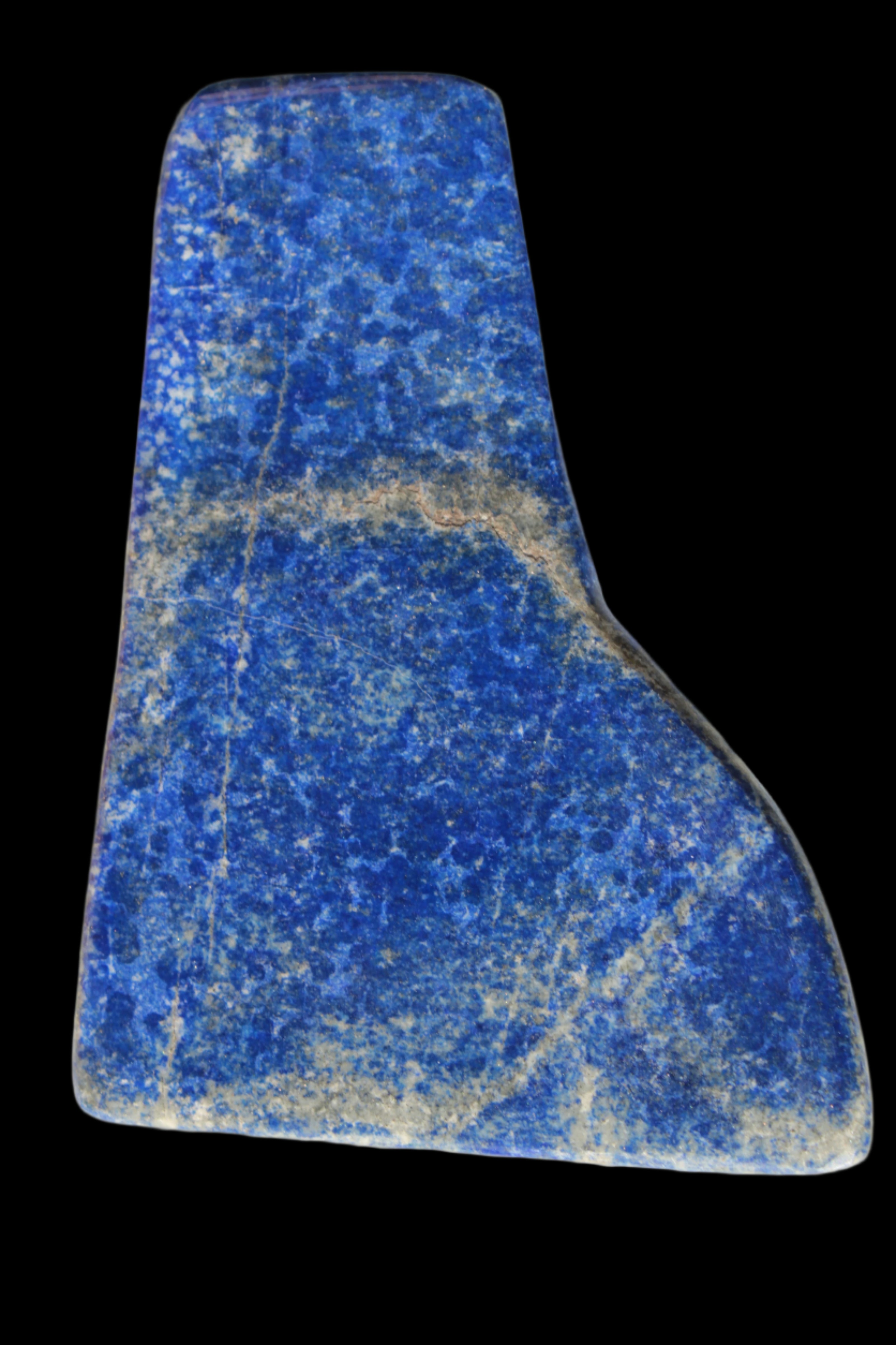 Lapis Lazuli from Afghanistan freeform 102*30*137mm 705g in sunshine - Rocks and Things Store