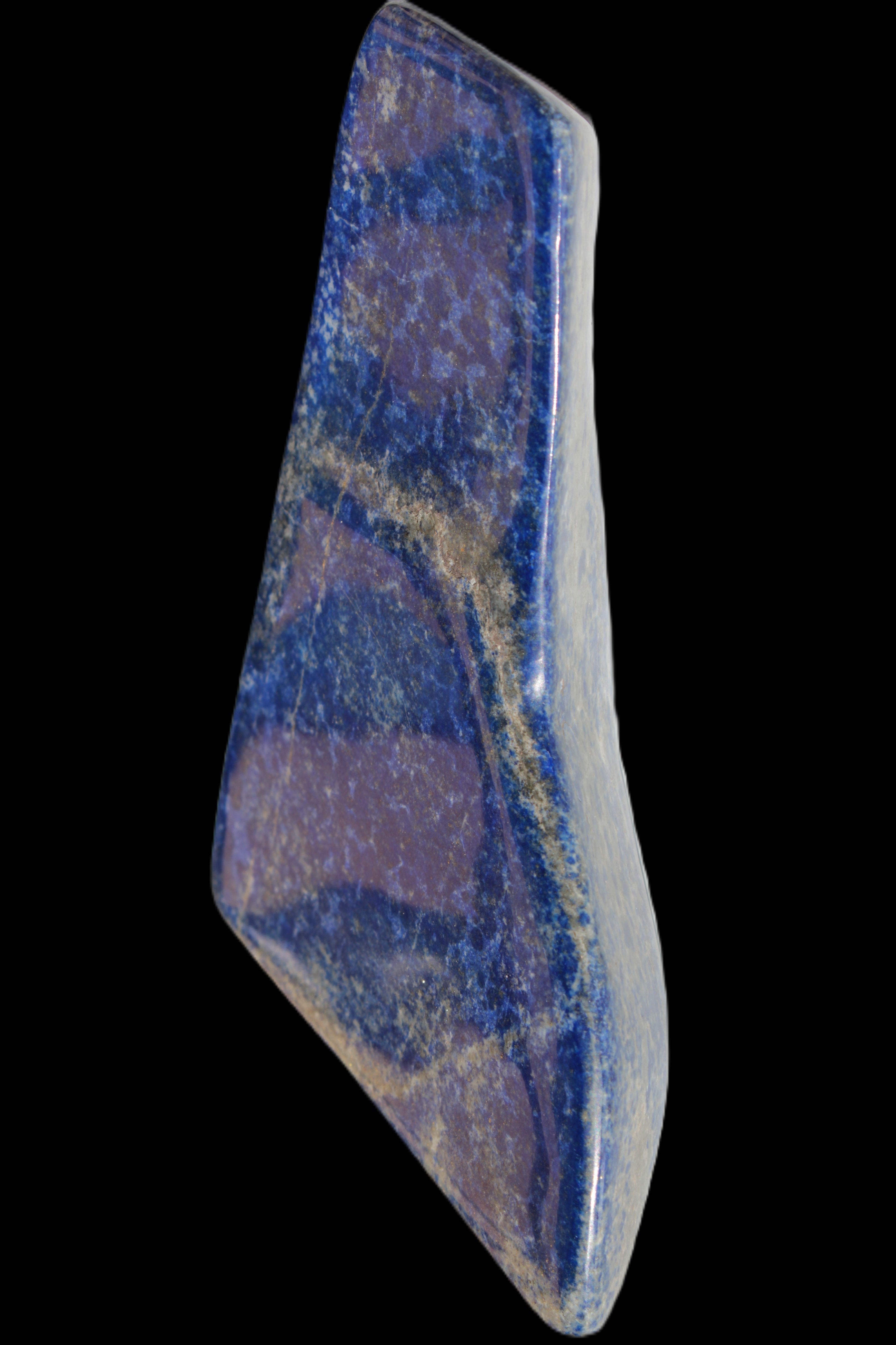 Lapis Lazuli from Afghanistan freeform 102*30*137mm 705g in sunshine - Rocks and Things Store