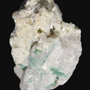 Green Tourmaline cluster in Calcite matrix from Afghanistan 57mm 97g Rocks and Things