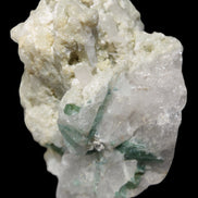 Green Tourmaline cluster in Calcite matrix from Afghanistan 57mm 97g Rocks and Things