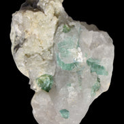 Green Tourmaline cluster in Calcite matrix from Afghanistan 57mm 97g Rocks and Things
