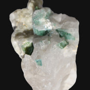 Green Tourmaline cluster in Calcite matrix from Afghanistan 57mm 97g Rocks and Things