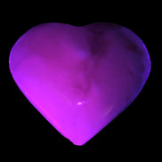 Mangano Calcite hand-carved heart 67-94mm  129-274g Rocks and Things