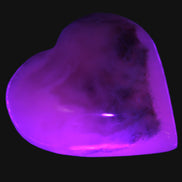 Mangano Calcite hand-carved heart 67-94mm  129-274g Rocks and Things