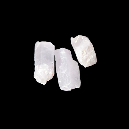 Pink/Lilac Kunzite 3 crystals from Afghanistan 5-13g in sunlight - Rocks and Things Store