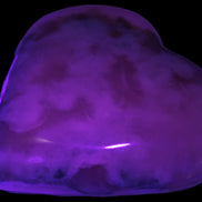 Mangano Calcite hand-carved heart 67-94mm  129-274g Rocks and Things