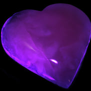 Mangano Calcite hand-carved heart 67-94mm  129-274g Rocks and Things