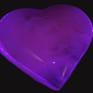 Mangano Calcite hand-carved heart 67-94mm  129-274g Rocks and Things