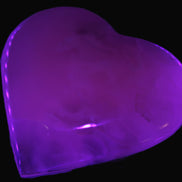 Mangano Calcite hand-carved heart 67-94mm  129-274g Rocks and Things