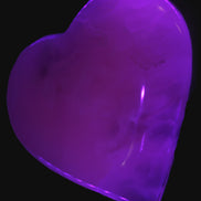 Mangano Calcite hand-carved heart 67-94mm  129-274g Rocks and Things