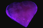 Mangano Calcite hand-carved heart 67-94mm  129-274g Rocks and Things