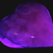 Mangano Calcite hand-carved heart 67-94mm  129-274g Rocks and Things