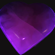 Mangano Calcite hand-carved heart 67-94mm  129-274g Rocks and Things