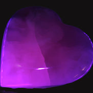 Mangano Calcite hand-carved heart 67-94mm  129-274g Rocks and Things