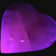 Mangano Calcite hand-carved heart 67-94mm  129-274g Rocks and Things