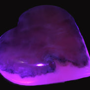 Mangano Calcite hand-carved heart 67-94mm  129-274g Rocks and Things