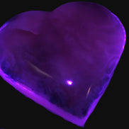 Mangano Calcite hand-carved heart 67-94mm  129-274g Rocks and Things