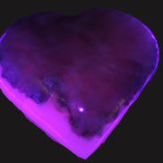 Mangano Calcite hand-carved heart 67-94mm  129-274g Rocks and Things